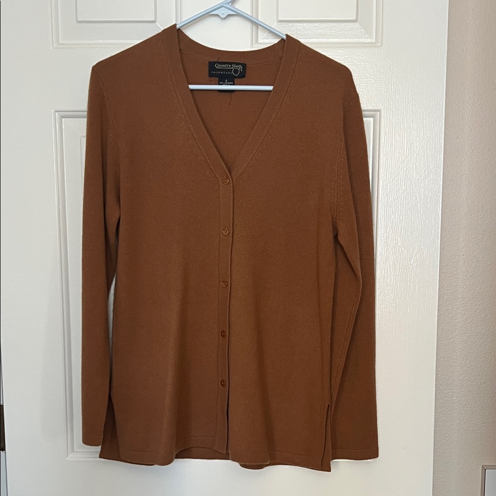 Country Shop Cashmere Tunic Cardigan